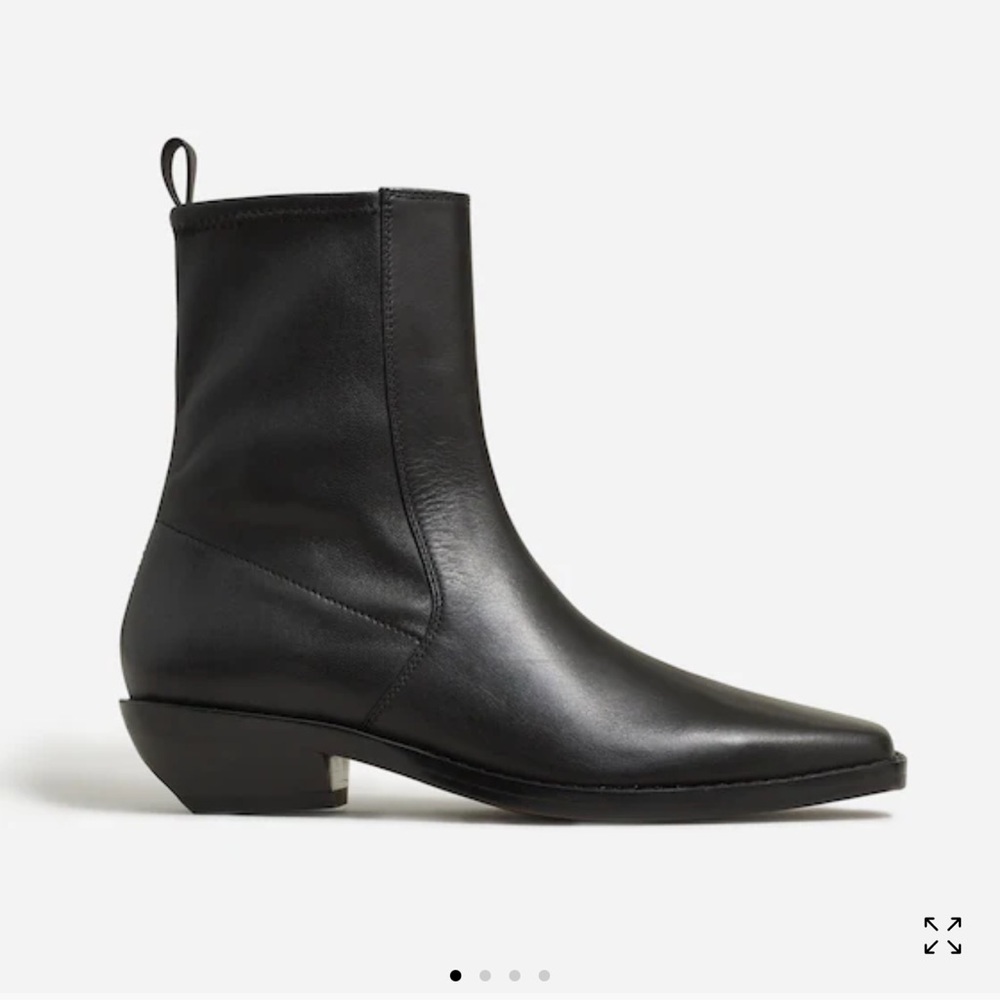 Madewell The Idris Ankle Boot in Leather size 7